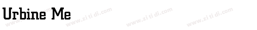 Urbine Medium字体转换